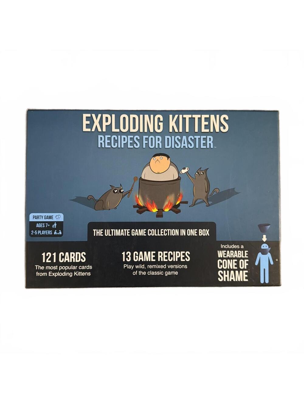 Exploding Kittens Recipes for Disaster Party Game + Original Cards No Manual